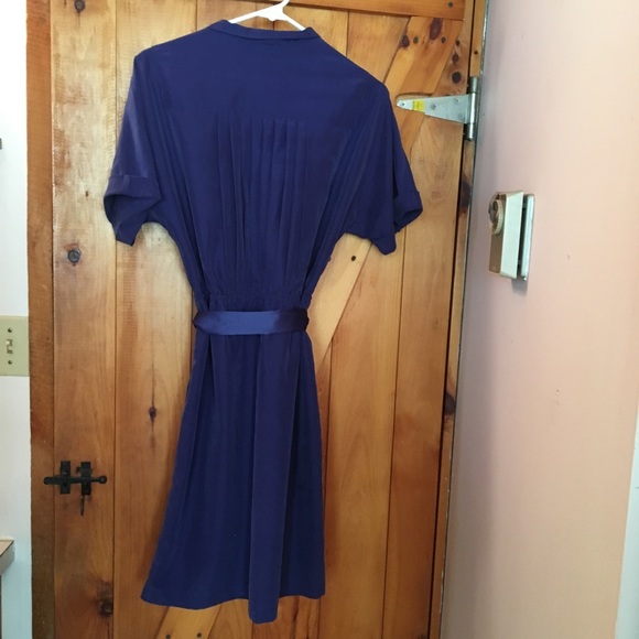 Loft Size 6 Royal Blue short-sleeved Dress - Picture 2 of 7